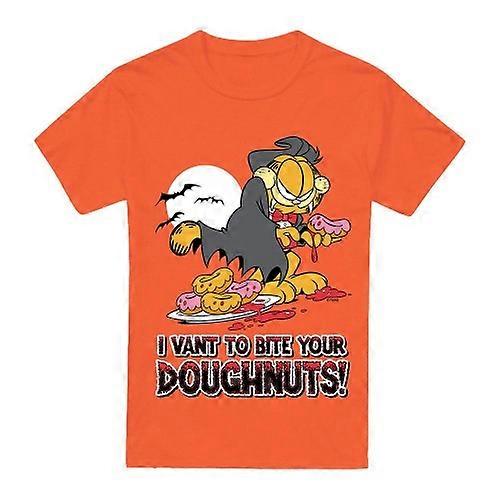 Garfield Mens I Vant Doughnuts T-Shirt