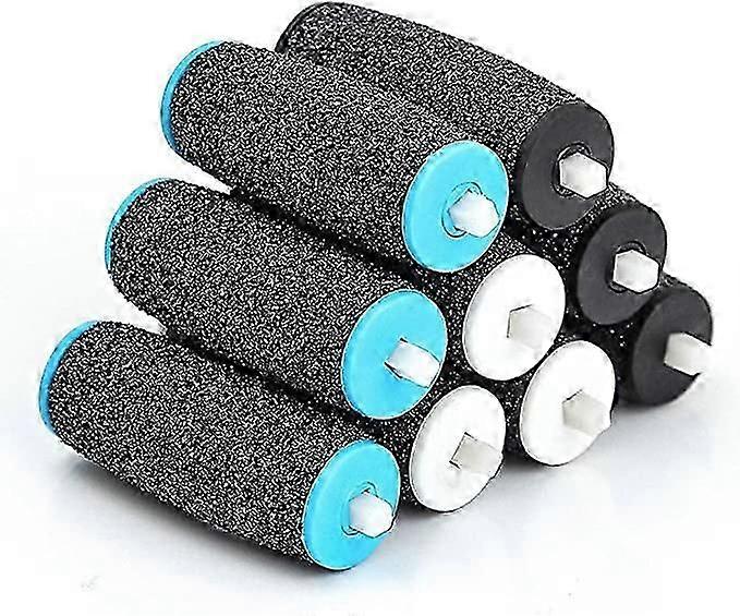 9Pcs Replacement Rollers, 3 Coarse Levels Includes Extra Rough Hard