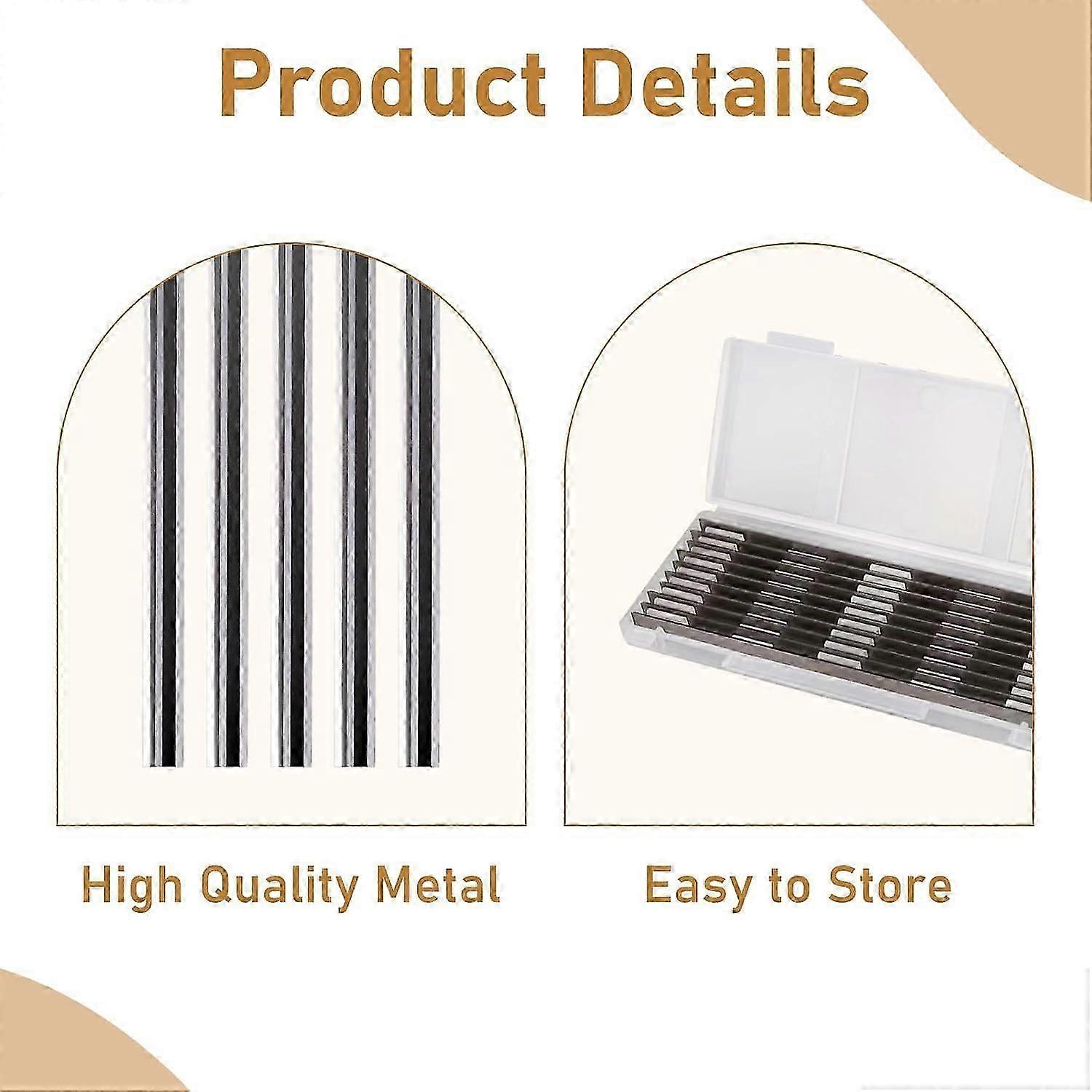 Reversible Planer Blades, Box of 10 82 Electric Planer Blades with