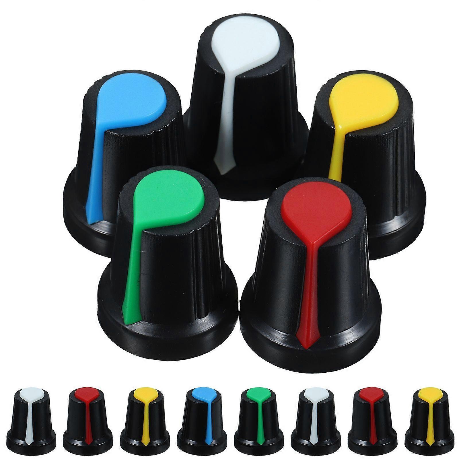 50pcs Volume Control Knobs Guitar Sound Knobs Potentiometer Knob Caps Guitar Potentiometer Caps