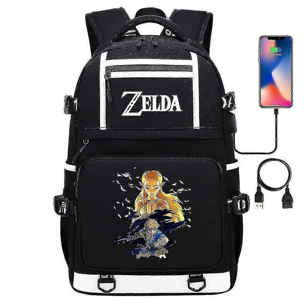Game Zelda-link Print Backpack For Teens, Students, And Schoolbags - Bookbag For Men