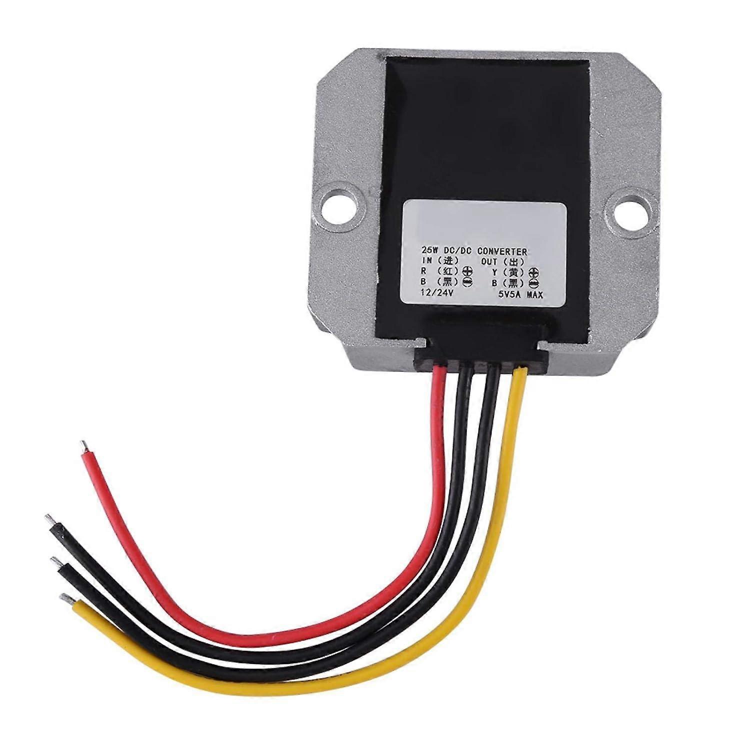 Powerful Converter Module, Aluminium Shell Waterproof Over-Current Protection Step Up Down Voltage Regulator for Fans, LEDs