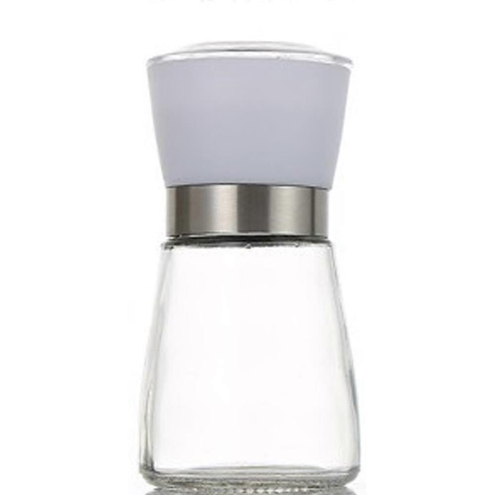 Salt Pepper Mill, Brushed Stainless Steel, Adjustable Grinder
