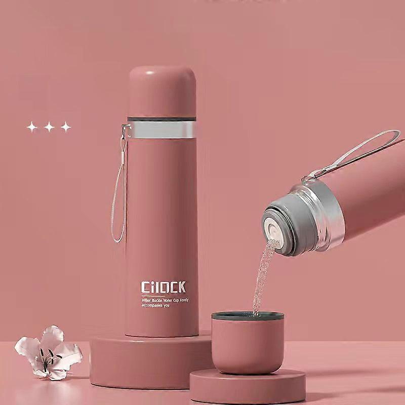 316 Stainless Steel Water bottles,17oz/500ml Insulated Water Bottles,BPA Free-Pink