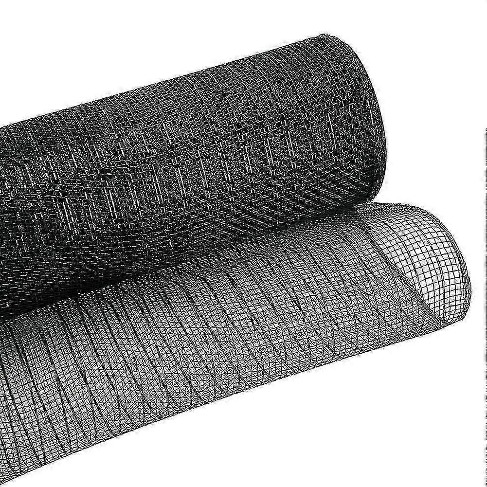 Utsökt 10 meter julblomma krans mesh band multifunktionell diy julgran band julklapp mesh packning band
