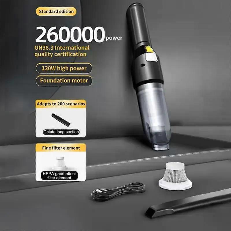 150W 600Kpa Handheld Vacuum Home Car Dual Use Auto Vacuum Mini Super Suction Vacuum Cleaner Car Accessories Portable