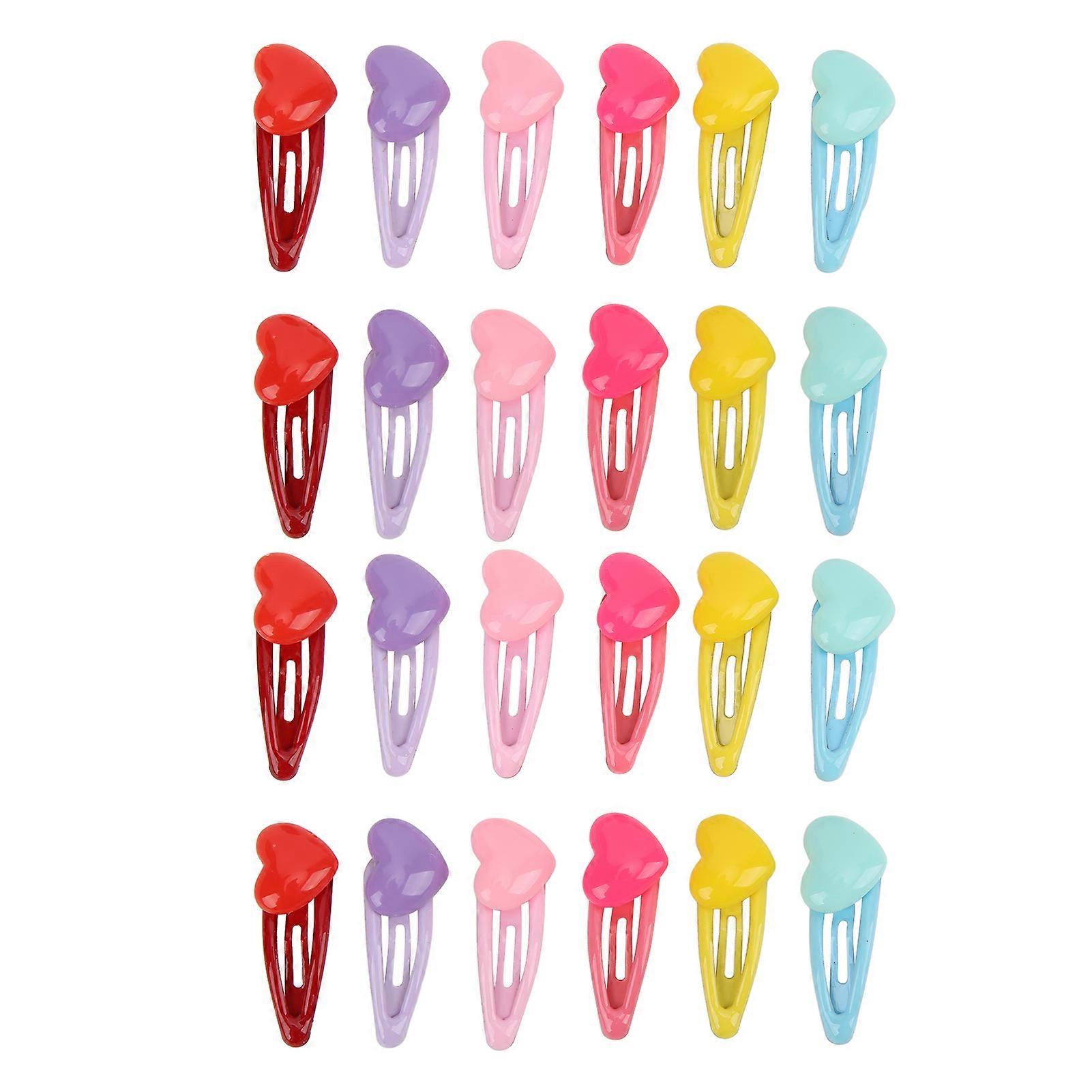 24pcs Handmade Anti-Slip Pet Hairpins for Dogs and Cats, Durable Non-Slip Material, Adjustable Size, Assorted Colors