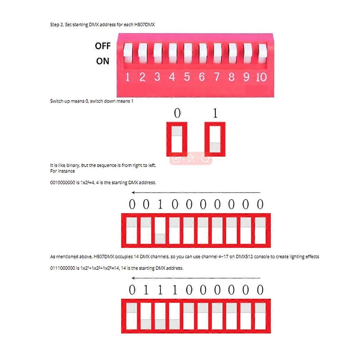 Contrôleur DMX512, connectez-vous à la console DMX512, prenez en charge WS2812, WS2813, UCS1903, etc.13 canaux par appareil