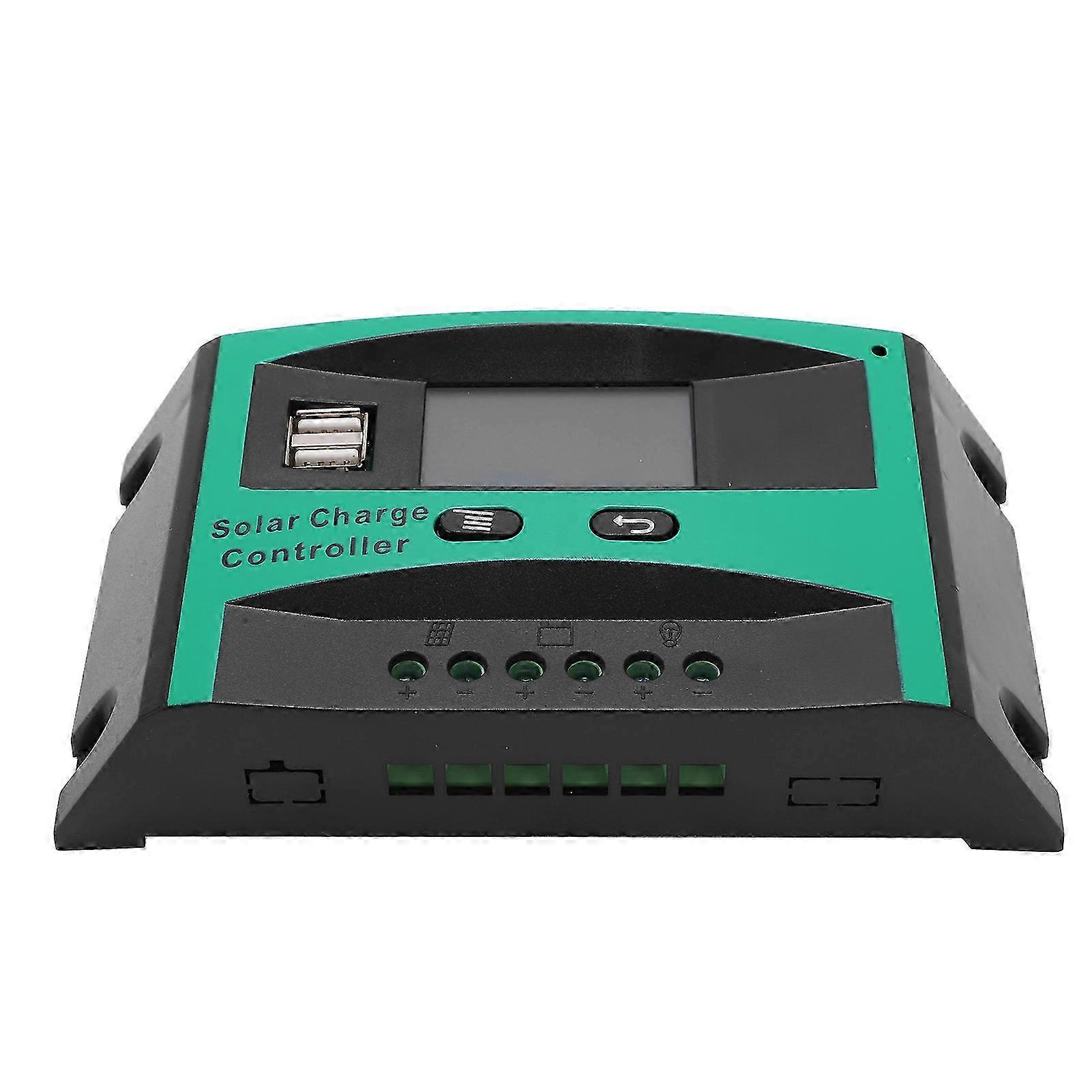 Solar Charge Controller 12V/24V Automatic PWM Dual USB Port for Photovoltaic Street Light20A
