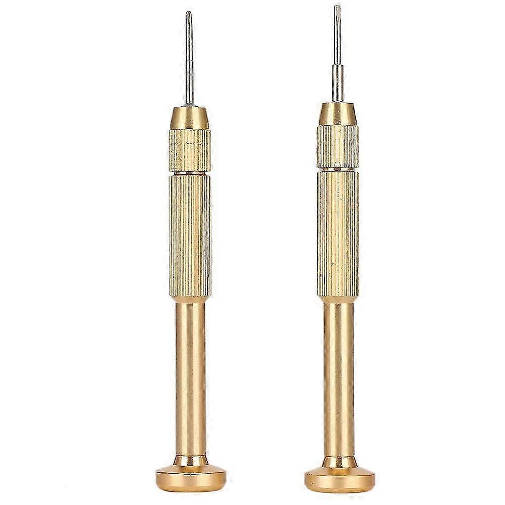 2Pcs Professional Multi Functional Eyewear Screwdriver Set Eye Glasses Repairing Tool