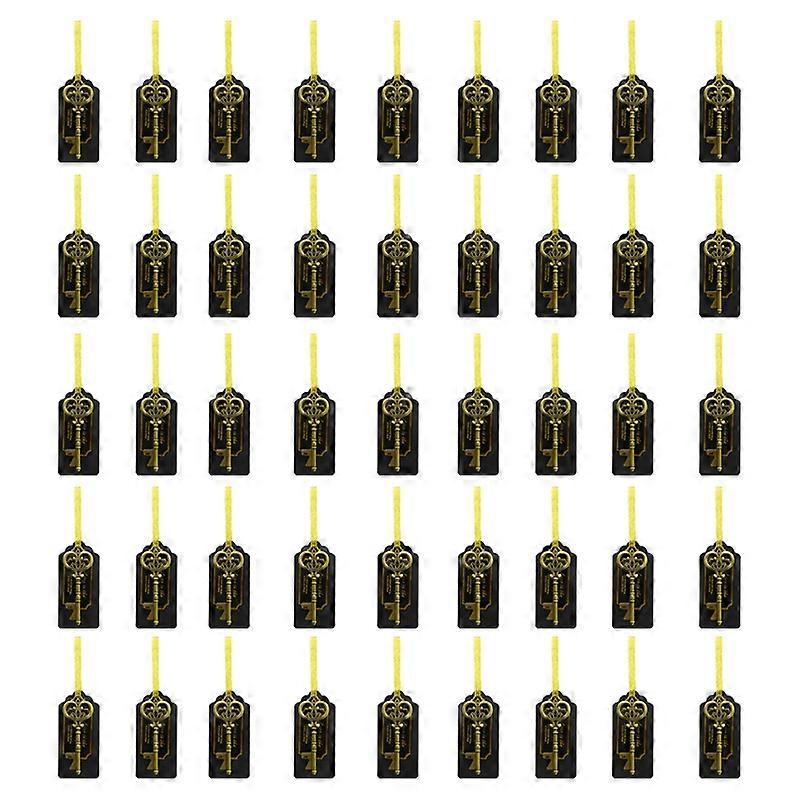 Retro Themed Party Favors, 50Pcs Mini Bronze Key Bottle Openers for Wedding Party with Exquisite Workmanship, Durable Zinc Alloy Material and Easy