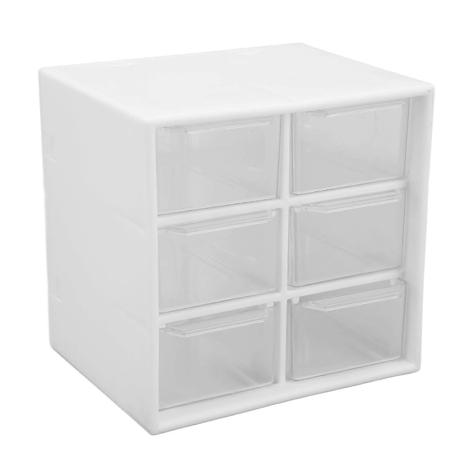 Desktop Storage Solution, Portable Drawer Organizer With Multiple Grid Storage, High Capacity For Nail Polish And Gel, Dustproof Design, Stylish