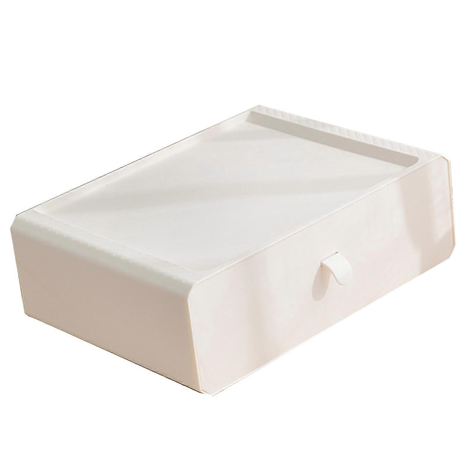 Underwear Storage Box Plastic 15 Grid Compartment Drawer Desktop Accessories for Socks Bras White 