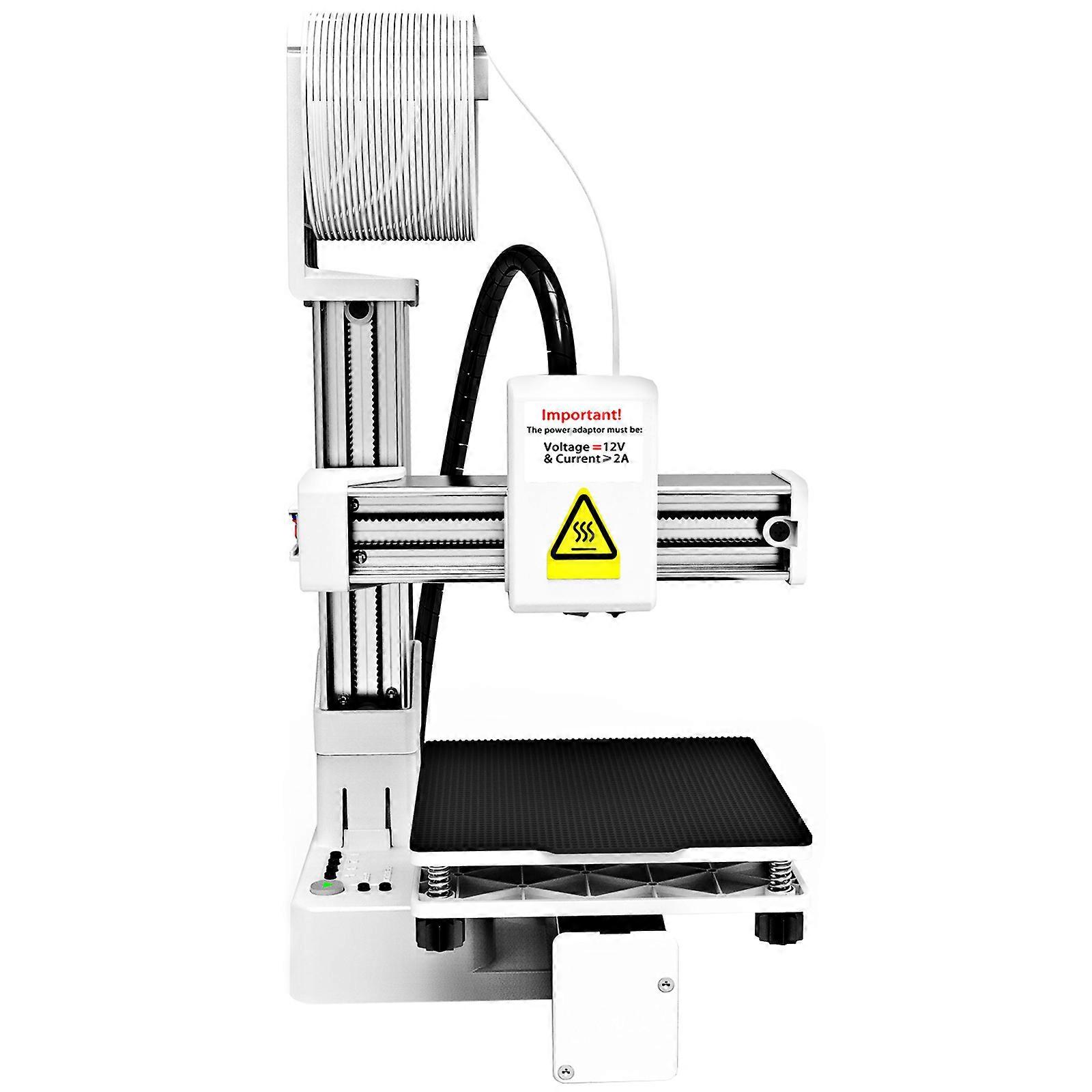 K10 Entry Level 3D Printer 12V Suitable For DIY Projects and Ecommerce Toy Fun 3D Printing Machine  White