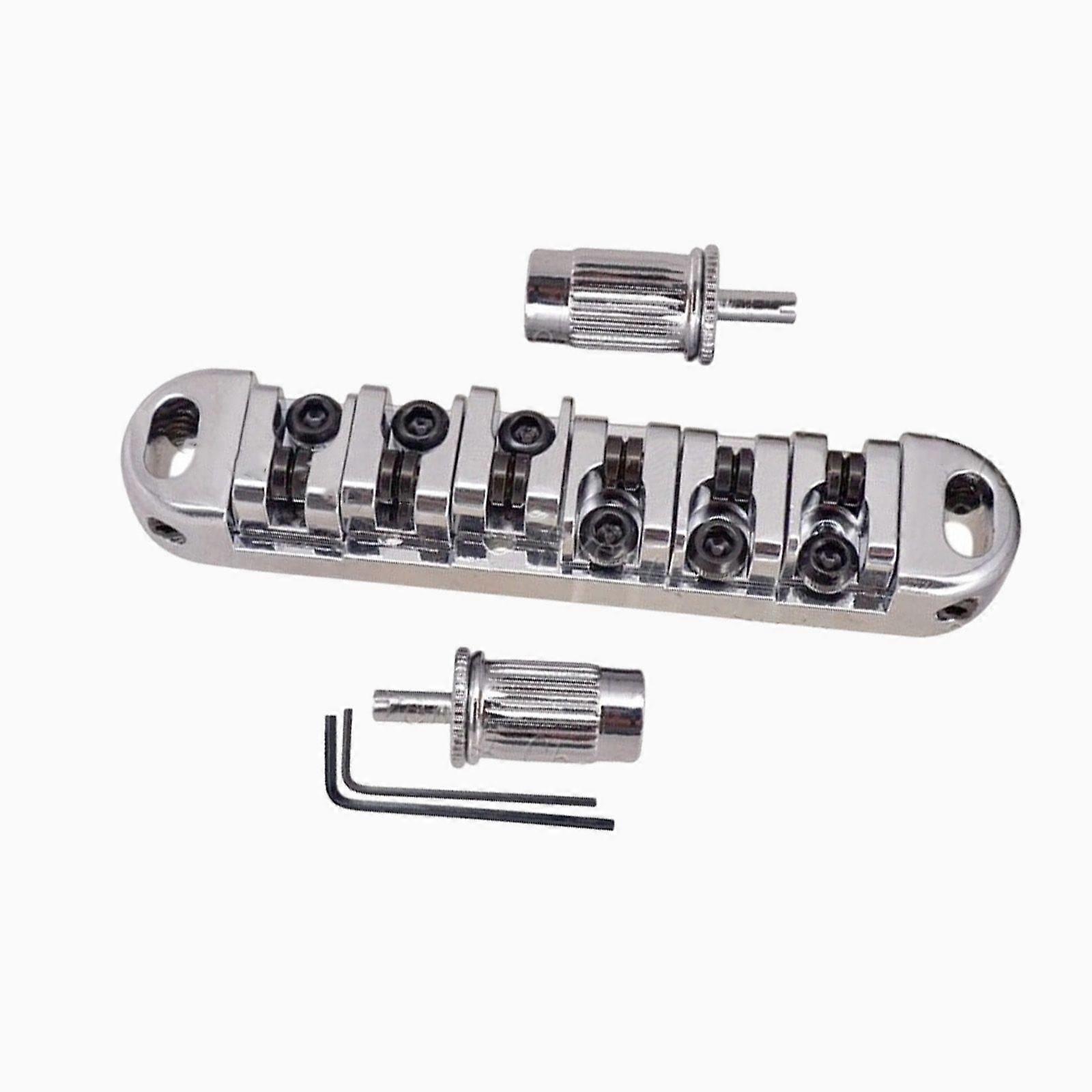 LOCKING ROLLER Bridge for Epiphone Les Paul Guitar- Chromes5
