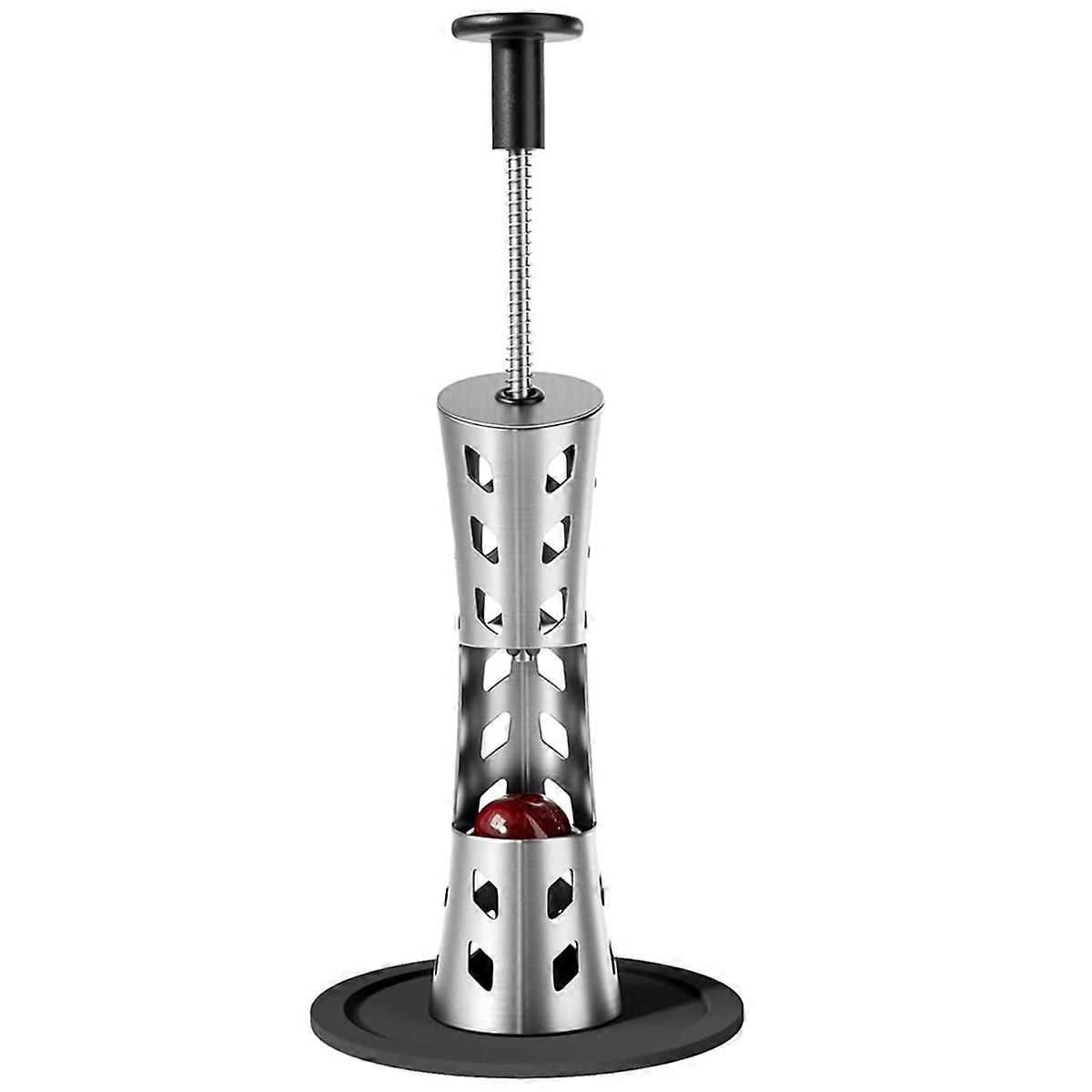 Cherry Pitter Remover Tool 2-In-1 Premium Quick Release Cherry Pitter Press & Push Type Large 33mm C