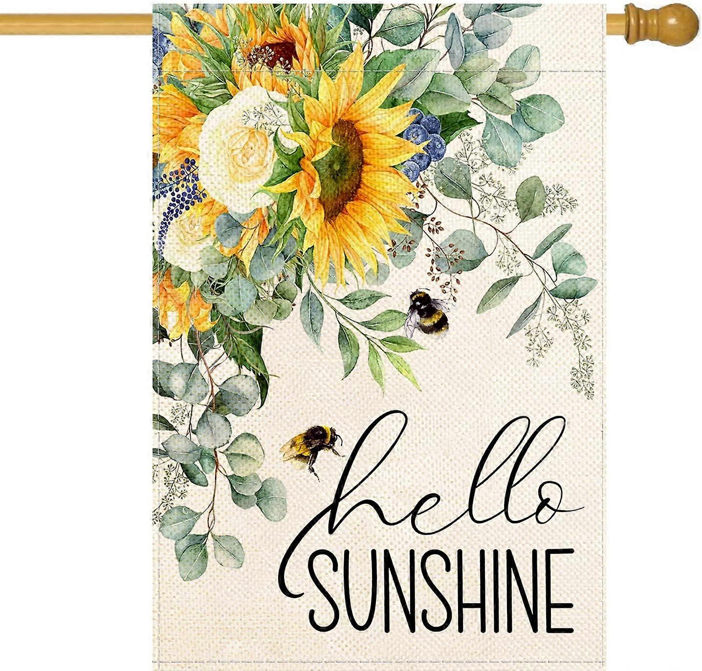 Double Sided Large House Flag for Spring Summer 28x40 Inch