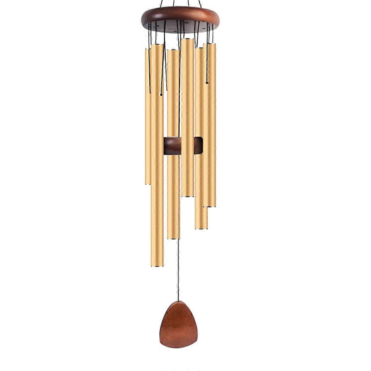 Gold Metal Windchime Aluminum Windbell Wind Chimes Home Decoration