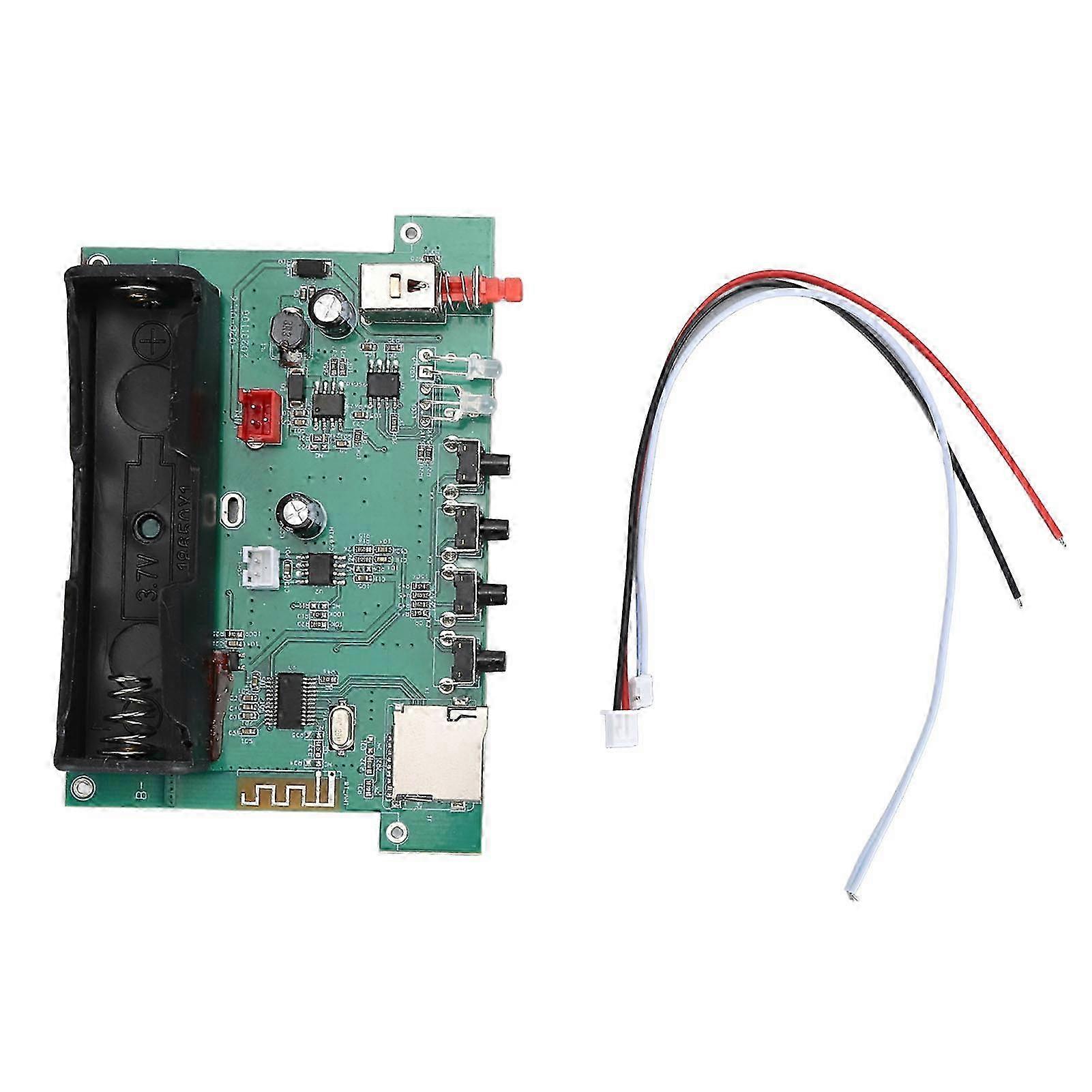 Multifunktionale DIY-Bluetooth-Sound-Decoder-Platine mit Typ-C-Solarladung für Stereo-Receiver (EU-Markt)