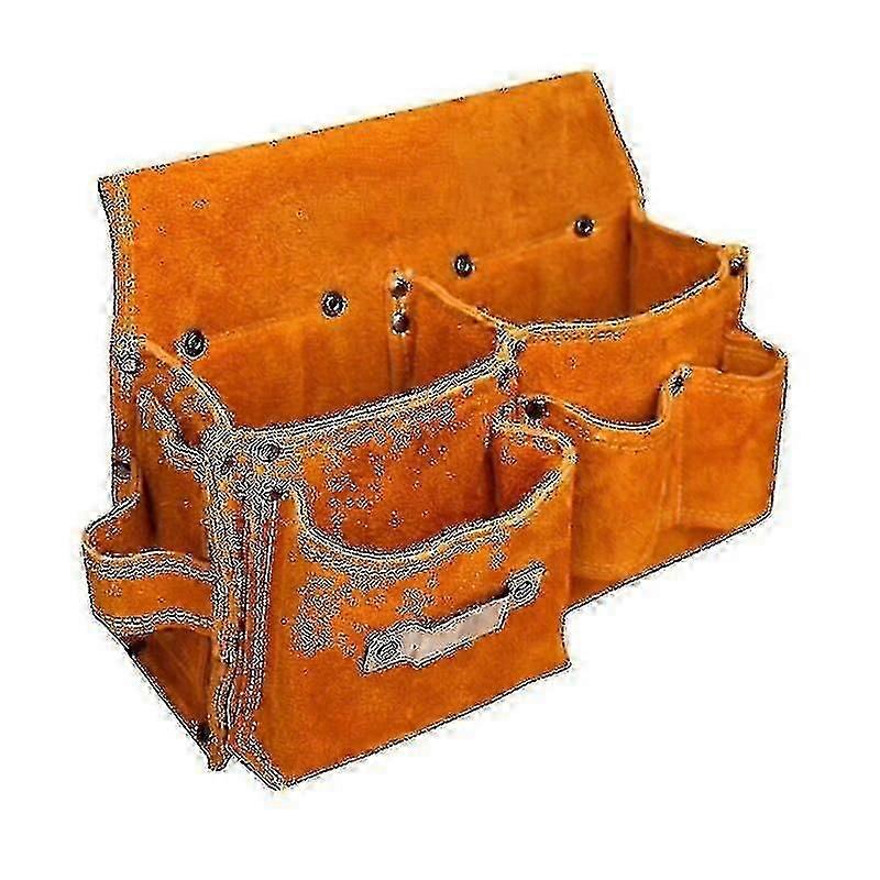 Waist Bag Carpenter Waist Bag Leather Tool Belts With Hammer Holder Hy