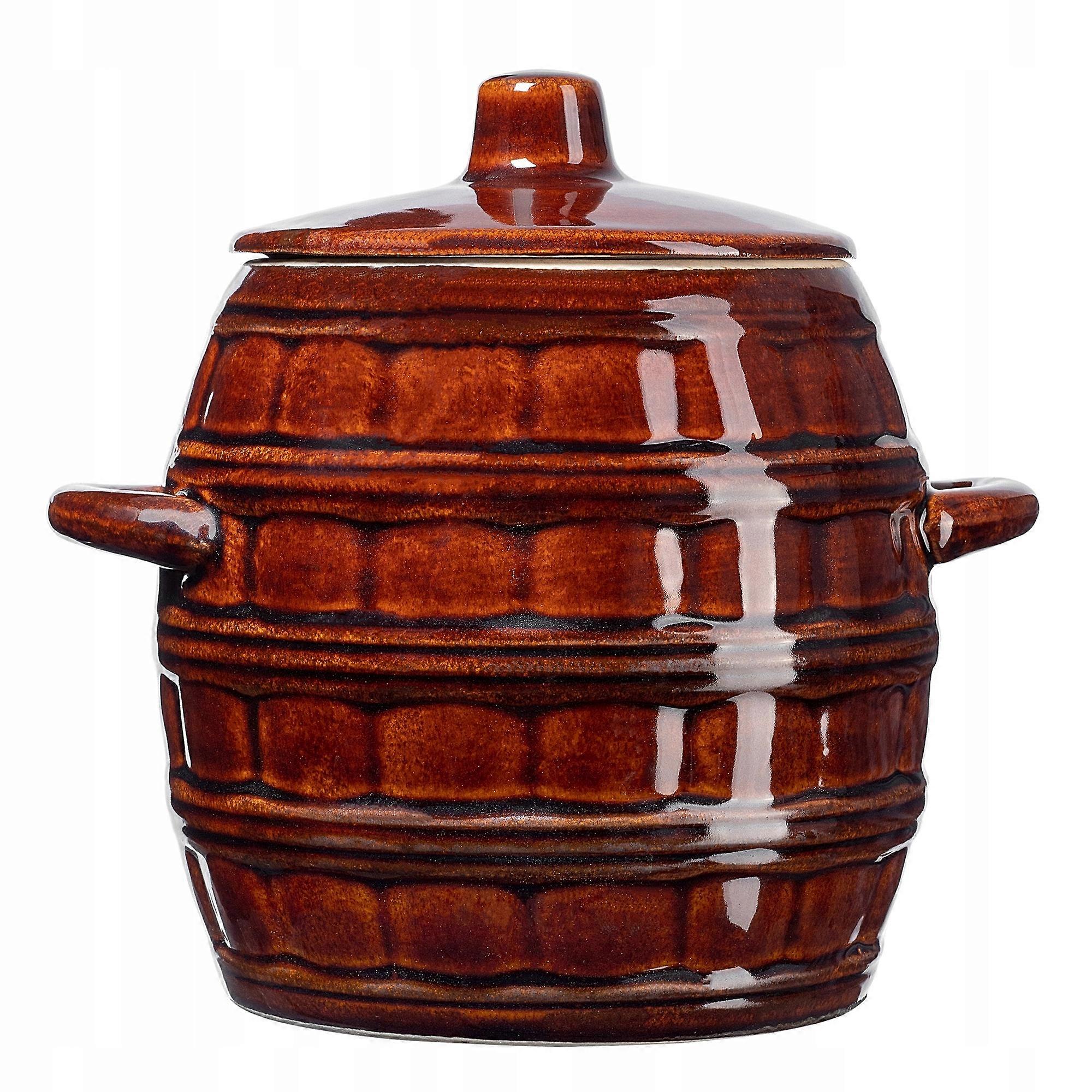 KADAX Stentøjstønde Stentøjsgryde 4L til syltning af kål agurker pickles