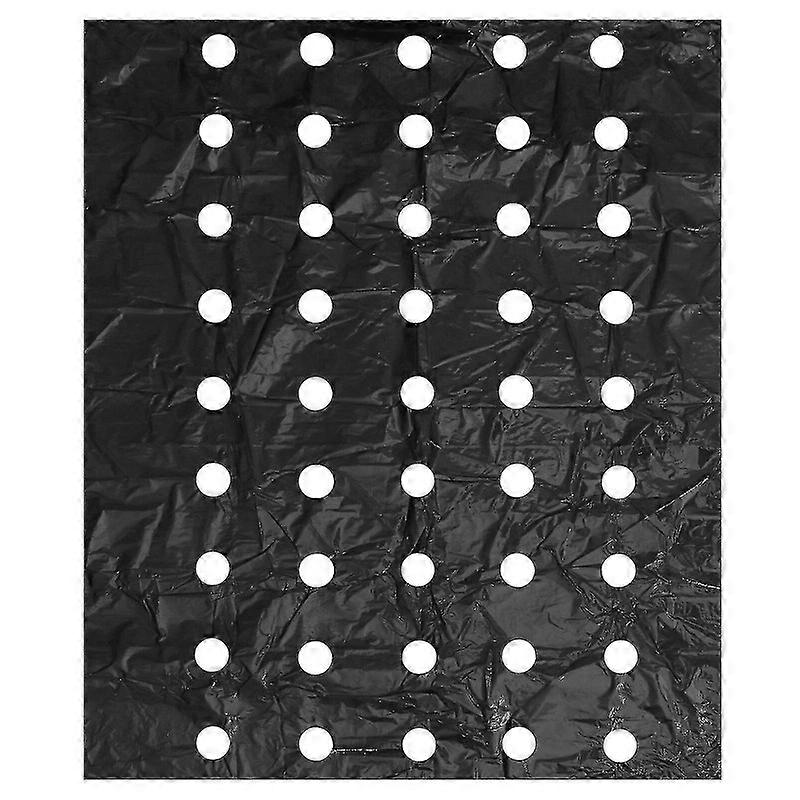 1 لفة البلاستيك مثقب المهاد فيلم PE الزراعية المهاد فيلم (أسود) -