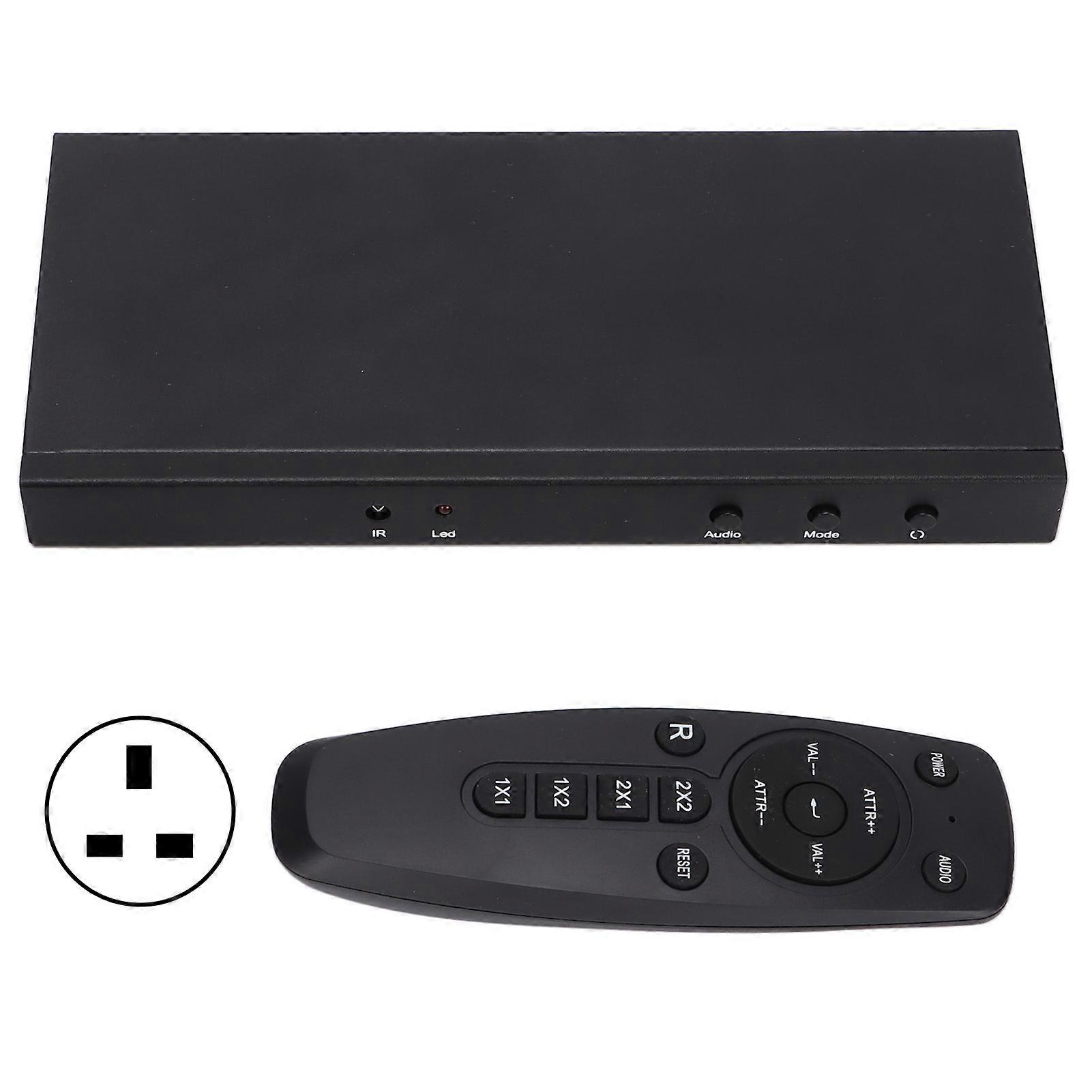NK‑BT14 2x2 TV Wall Controller 1 Input 4 Outputs 2X2 HD Multimedia Interface Splitter Support Splicing 2X1/3X1/4X18
