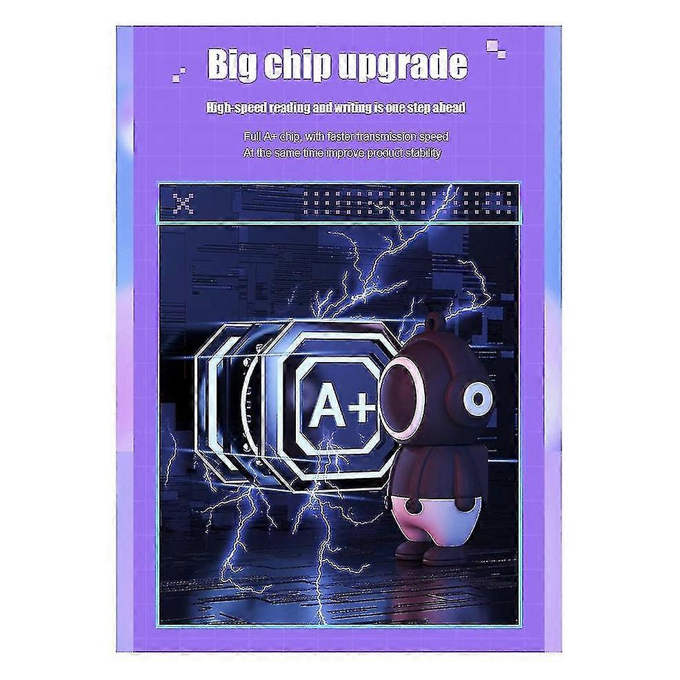 USB Flash Drive, Cartoon - Shaped with Hangable Design, Compatible with USB - C Adapter for Easy Data Transfer