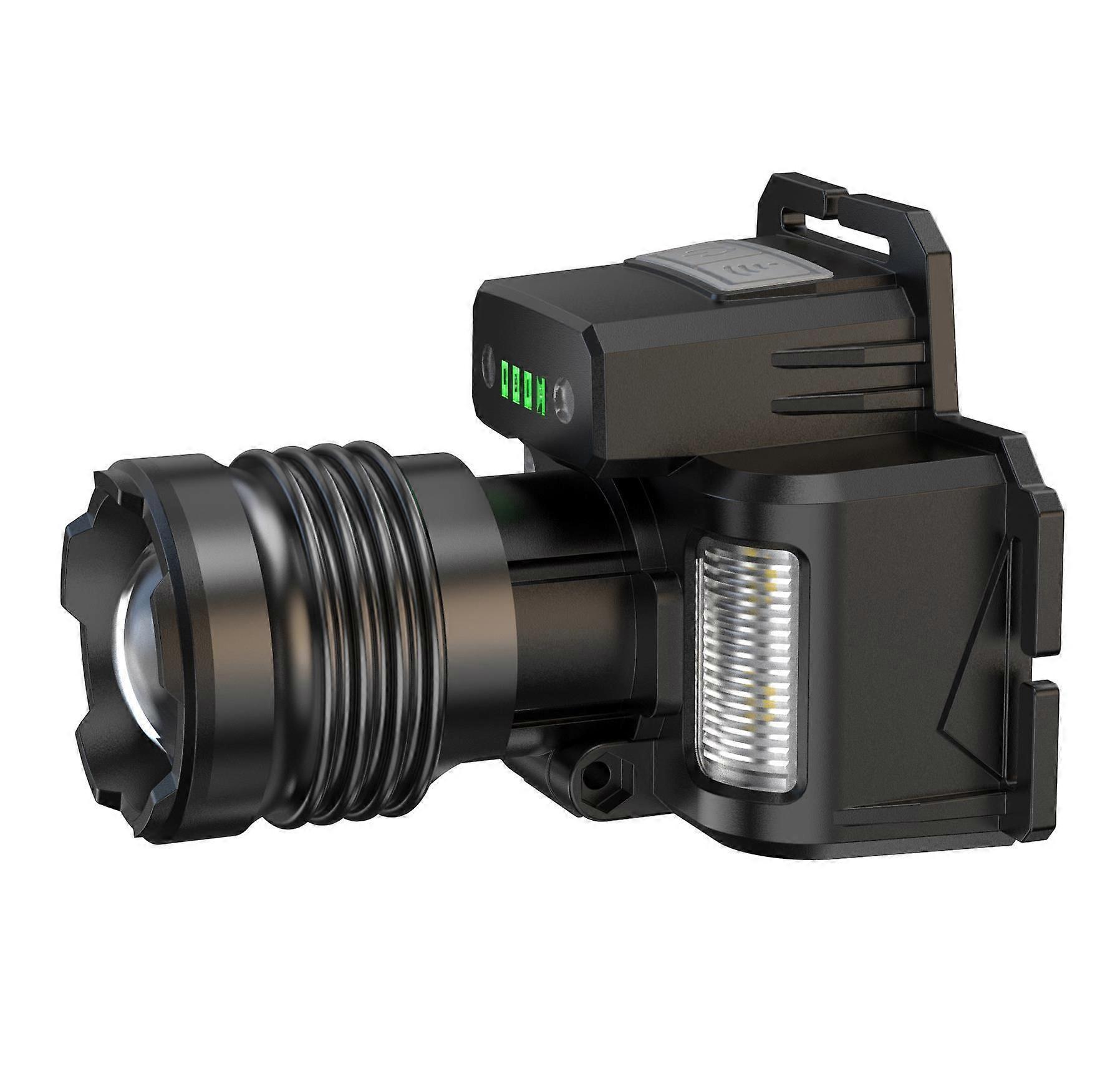 LED headlights with zoomable motion sensors