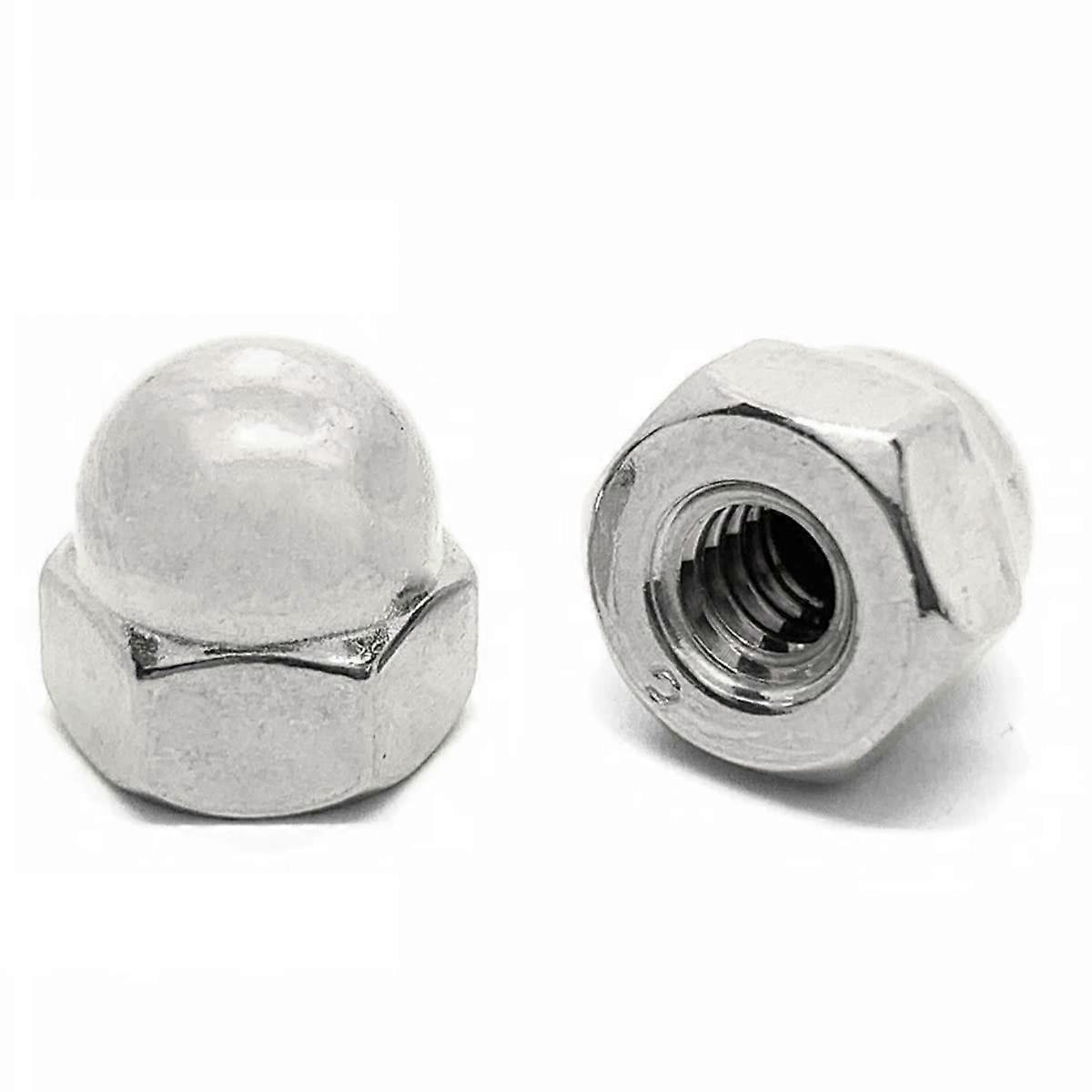 M16-2.0 Acorn Nuts - 20 Pieces A4-70 Stainless Steel, Hexagonal, Corrosion Resistant, Metric Fasteners