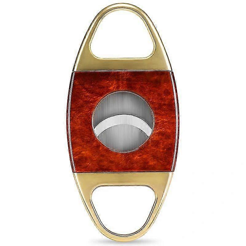 Dunkelrote Farbe Edelstahl Zigarrenschneider