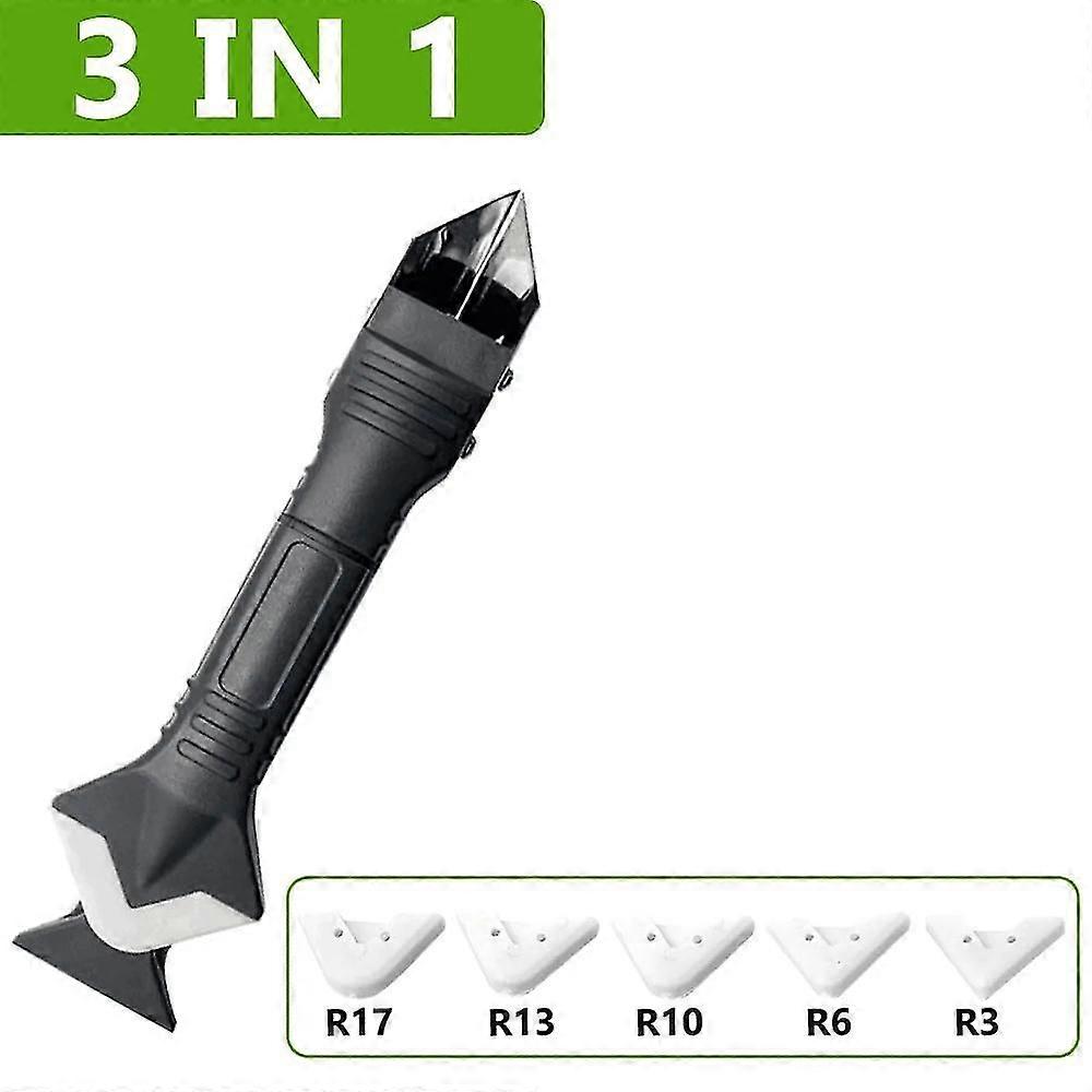 Silicone Scraper Sealant Smooth Remover Tool Set 7 In 1 Floor Caulk Finisher Grout Kit Glass Glue Angle Scraper Set Accessoriess SMTX