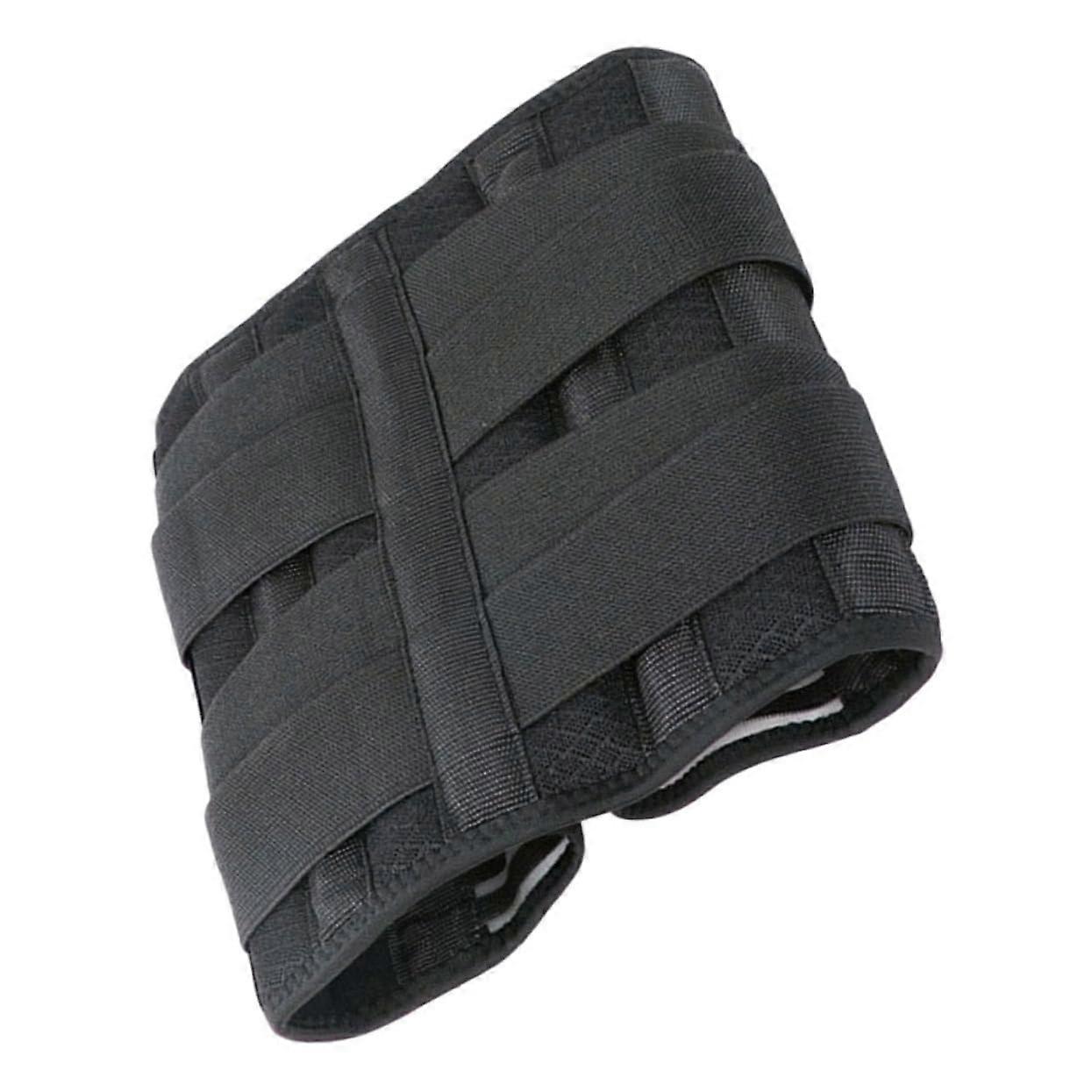 Lifting Belt Back Brace for Men Women Workout Support Running Fitness Adjustable Straps Breathable Material Black m