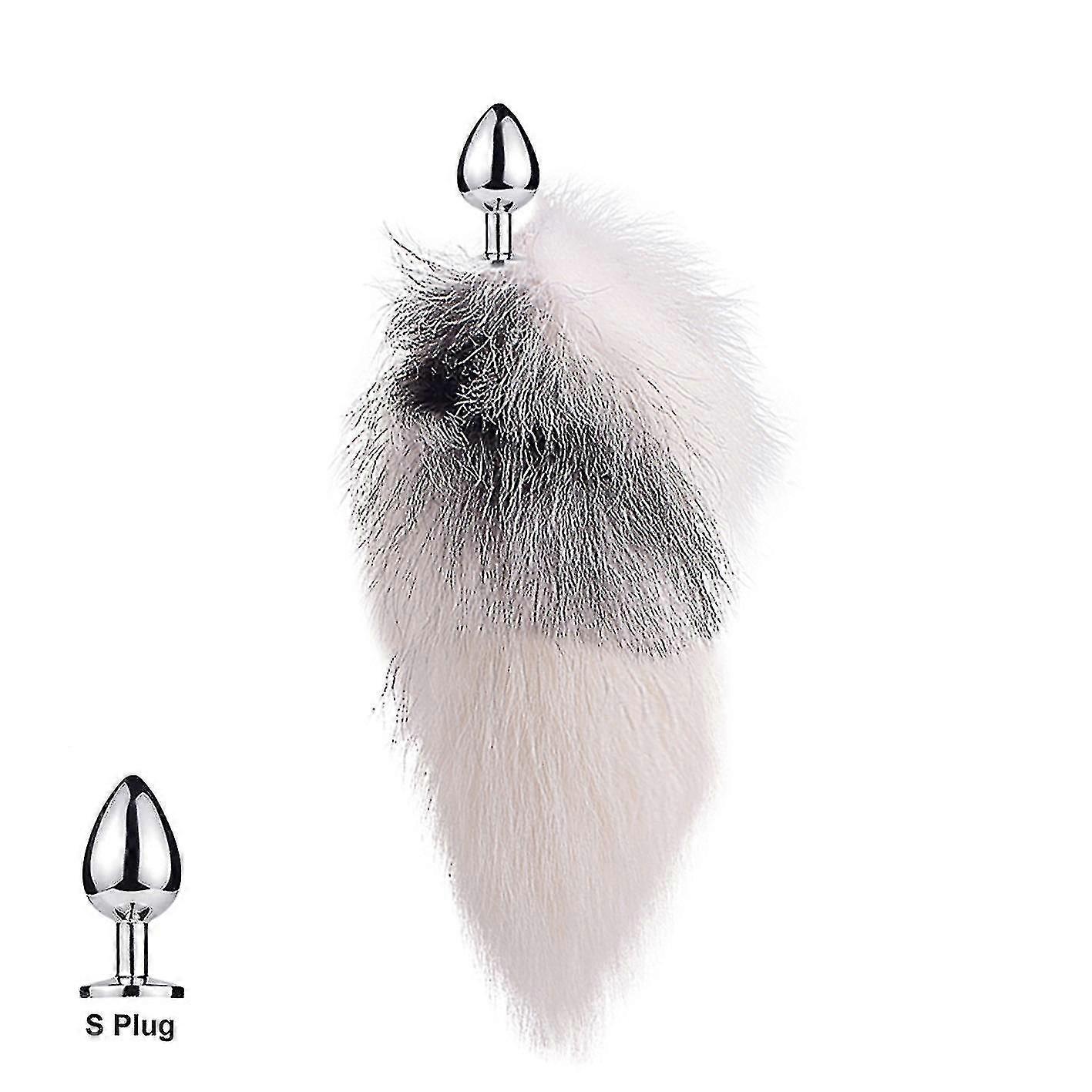 Tail Plug-in Fox Tail Cat Small Props Real Hair Small Tail Detachable Dog Playing Sp