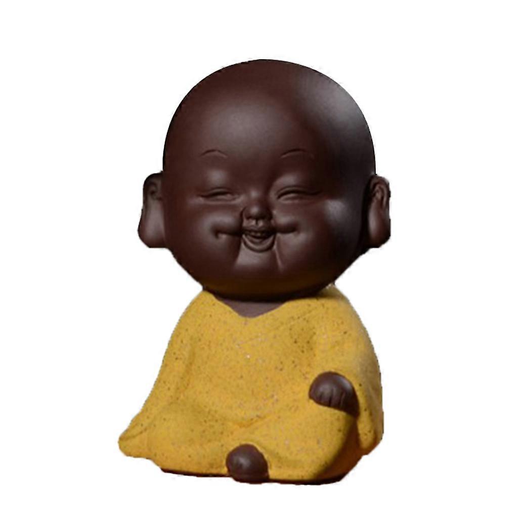 Mini Ceramic Buddha Statue Garden Meditation Table Decoration
