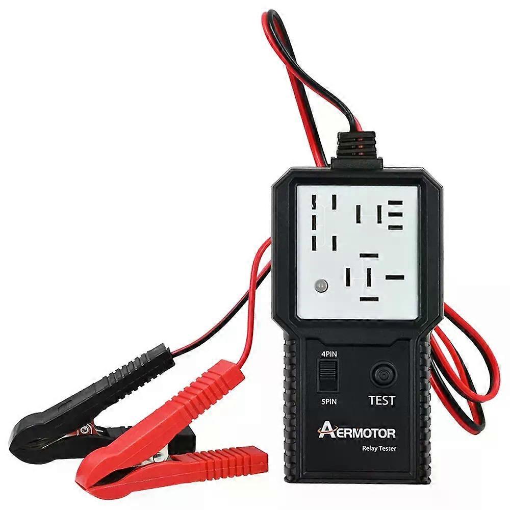 Aermotor 12V 24V Car Relay Tester Electronic Automotive Relay Detector Auto Battery Checker Alternator Analyzer Diagnostic Tool