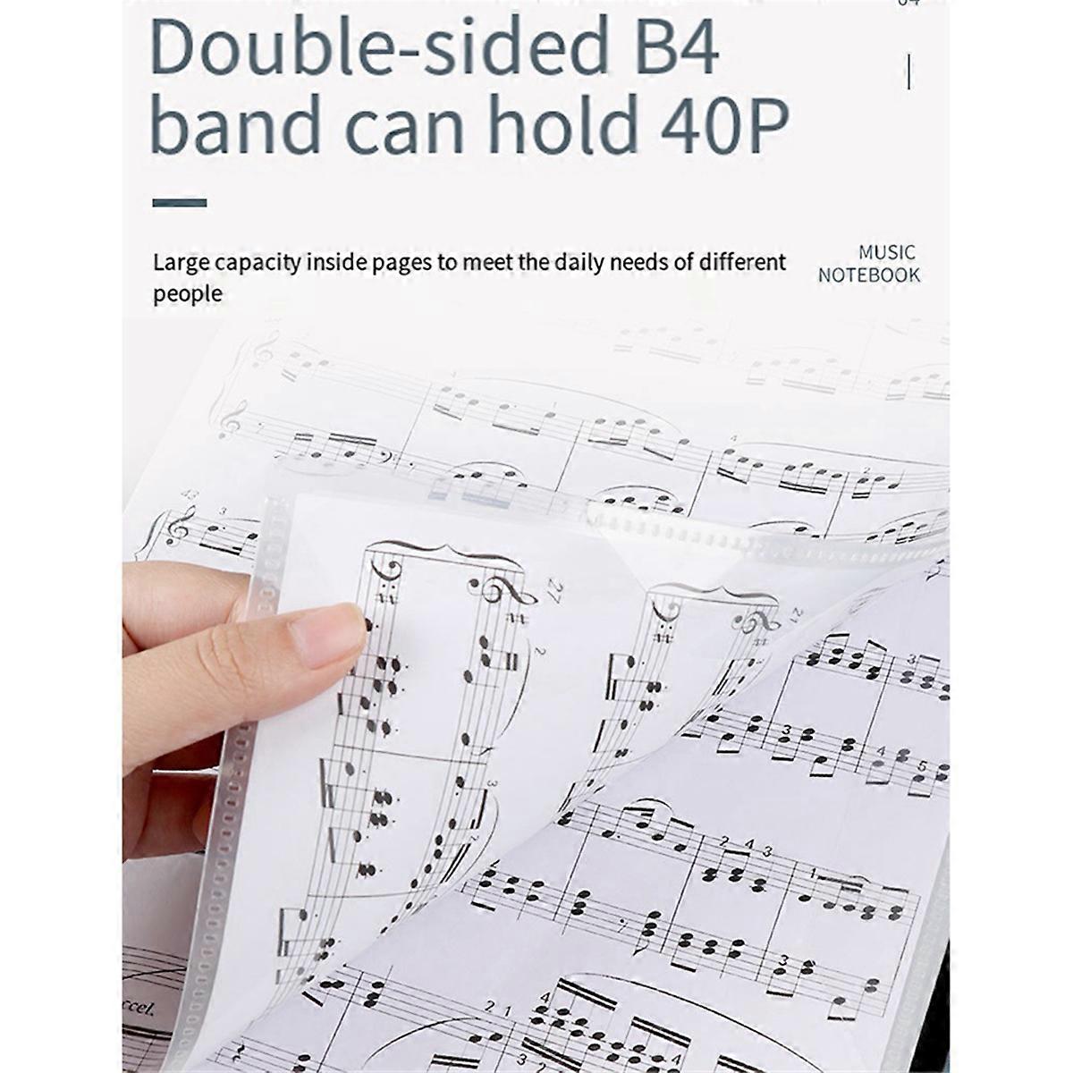 Sheet Music Folder, Music Binder,Suitable for Piano Playing