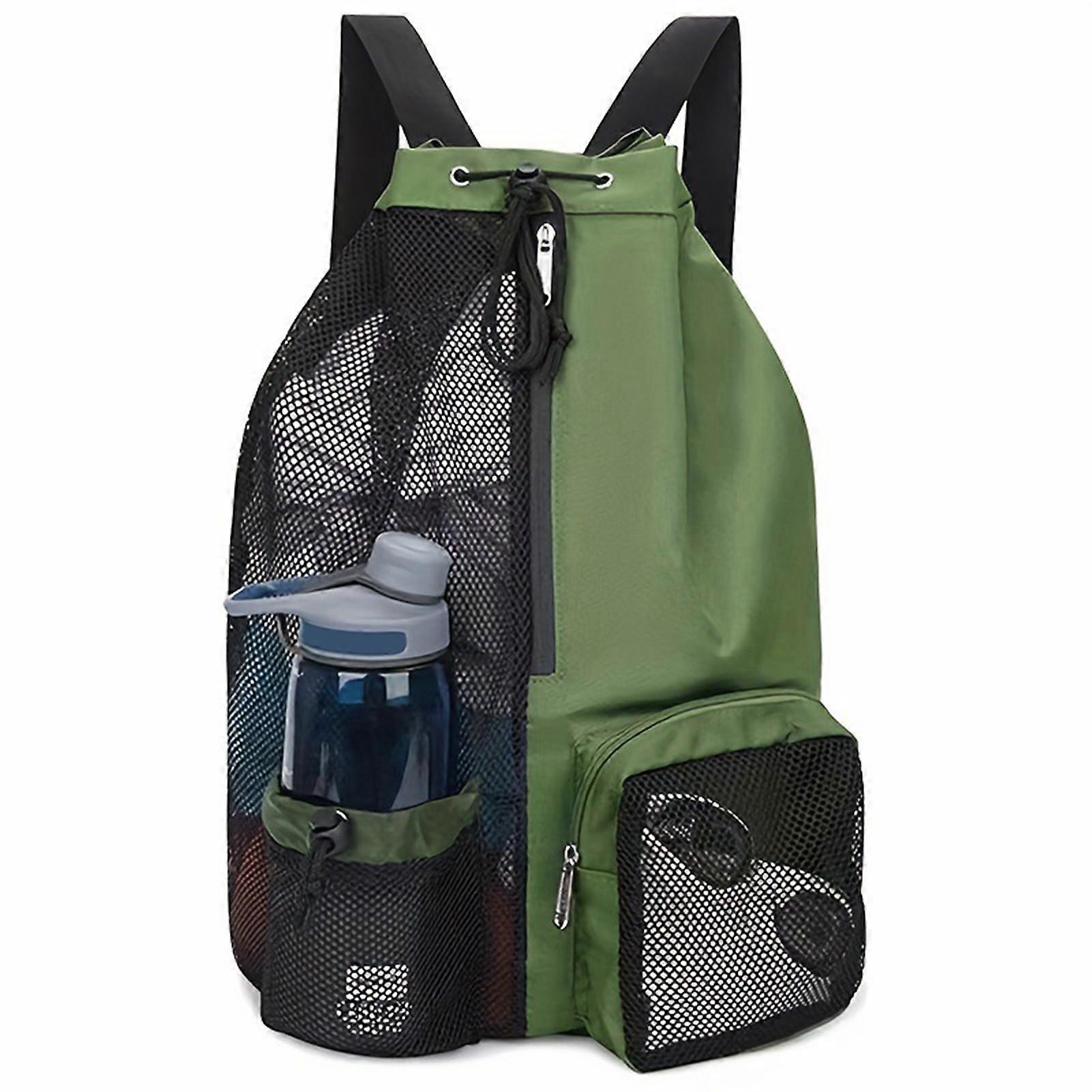 20-35L Waterproof Drawstring Backpack with Wet Compartment for Sports Travel Swimming