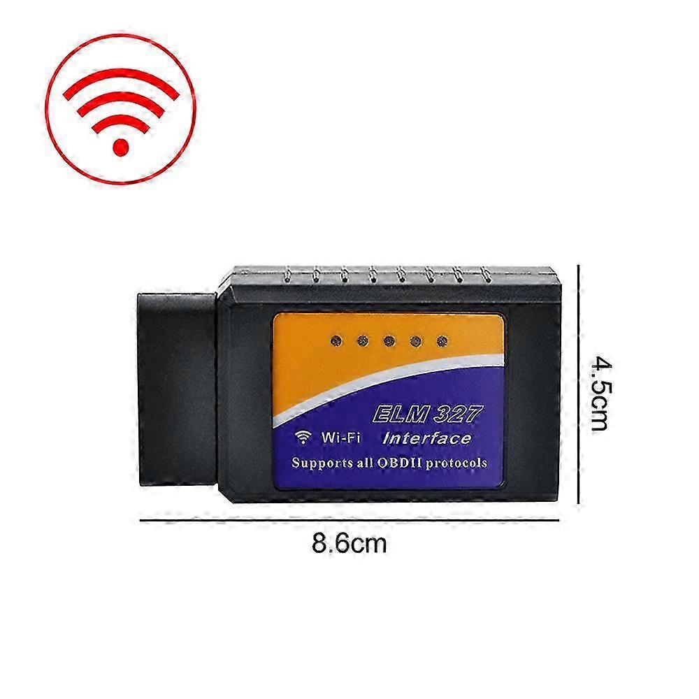 OBD2 Scanner ELM327 Car Diagnostic Detector Code Reader Tool V1.5 WIFI Bluetooth OBD 2 for Android IOS Auto Scan Repair Tools hwy