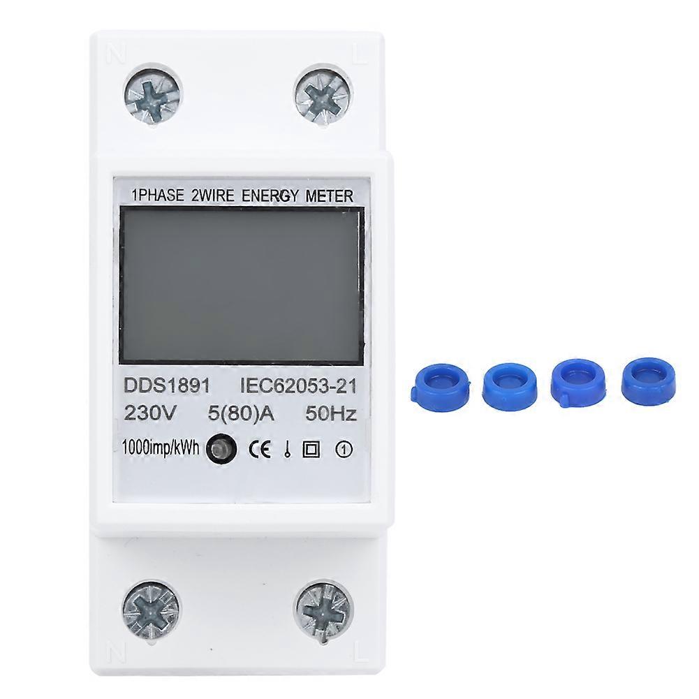Single Phase Meter High Accuracy Large Screen Multifunction NonBacklight DDS1891 2P