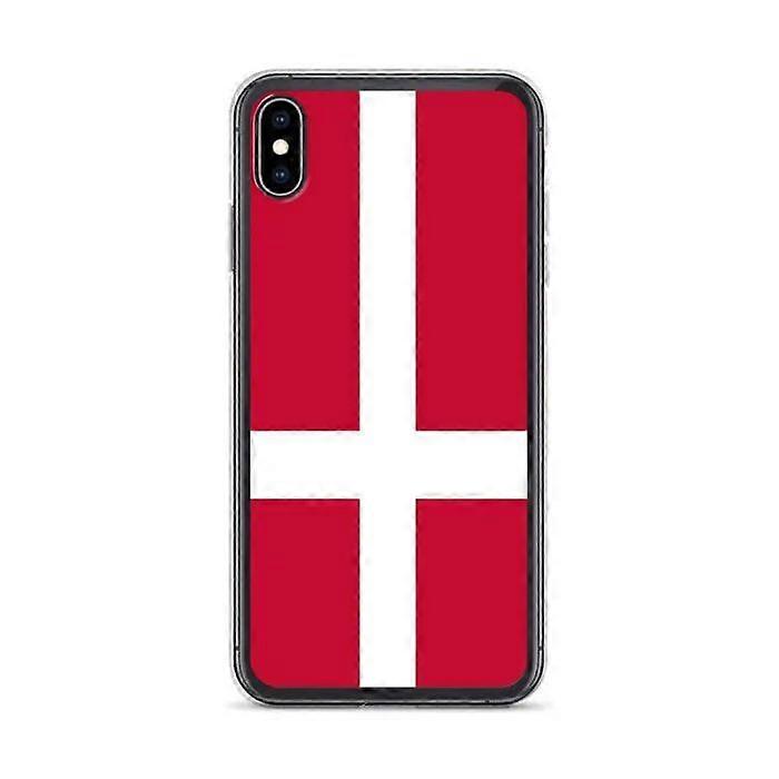 iPhone Case - Denmark Flag - iPhone XS Max - Soft - Multicolor - Vertical