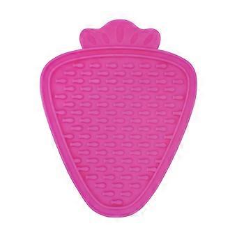 Karotte Form Haustier Leck Pad Langsamer Feeder Pad Silikon Hunde Leckmatte Slow Feeding Pad Futter Training Pad Hunde Leckmatte Gelb