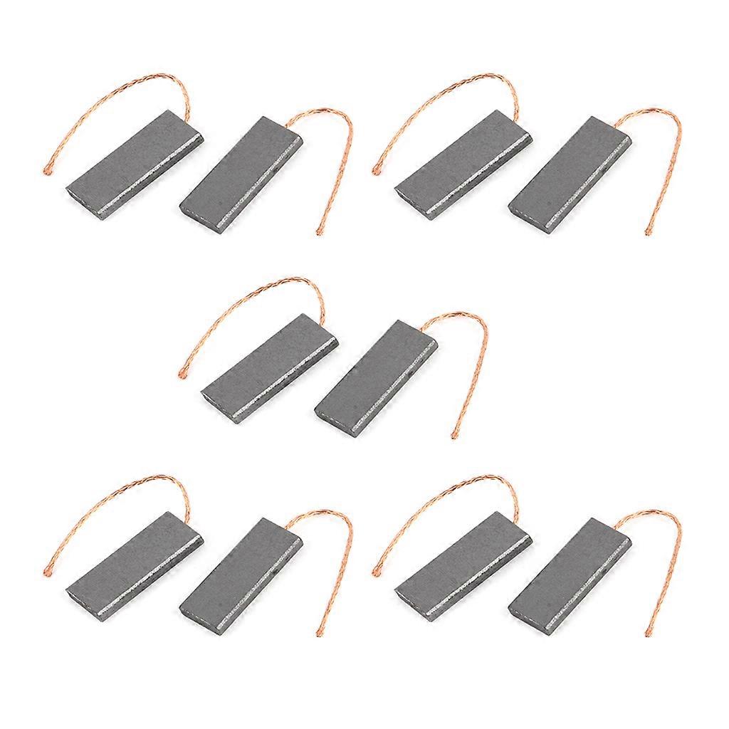 10pcs/set סט מברשות פחמן מנוע מנוע מחליף מכונת כביסה מברשות מנוע החלפת חלק מכונת כביסה מברשות פחמן