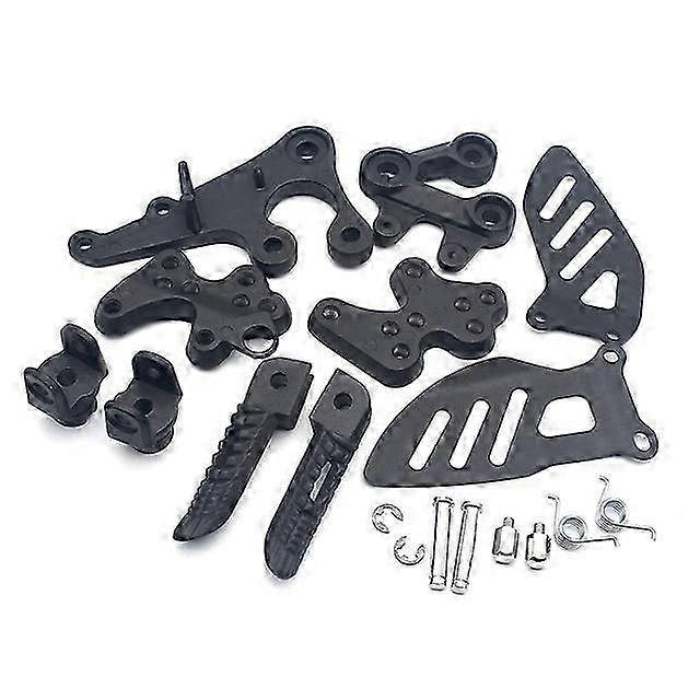 Motorcycle Front Rider Footrest Pedals Foot Pegs Bracket Set For Suzuki Gsxr1000 Gsxr 1000 2005 2006 2007 - 2013 2014 Gsx-r 1000