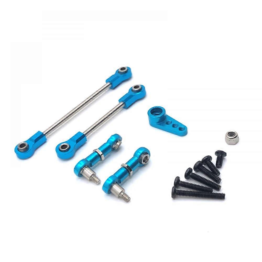 Metal Upgraded Steering Link Servo Arm 28t Compatible with 1/28 RC Car Models 284131 K969 K979 K989 K999 P929 P939(Sky Blue)