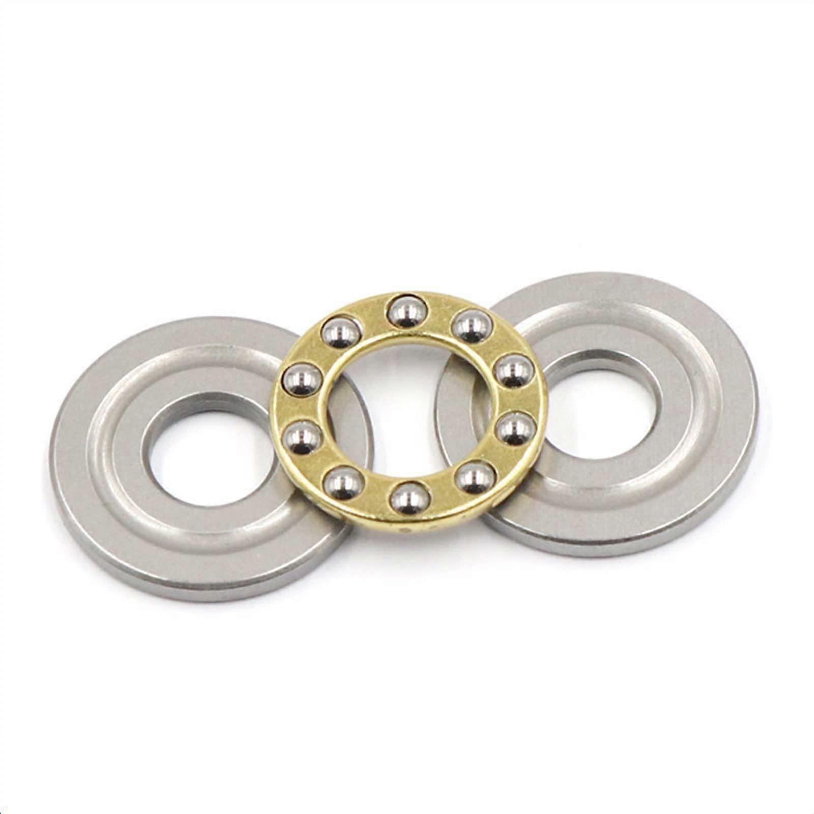 F2-6M F2.5-6M F3-8M F4-10M F5-10M F6-12M F7-15M F8-16M F10-18M F12-21M F12-23M Plane Axial Ball Bearings 10Pcs F10-20M 10x20x6.5 Size Compatibility