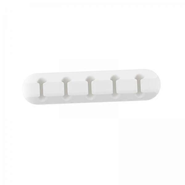 2x Cable Holder Clips Desktop Cable Organizer Cord Wire Management Self Sticker