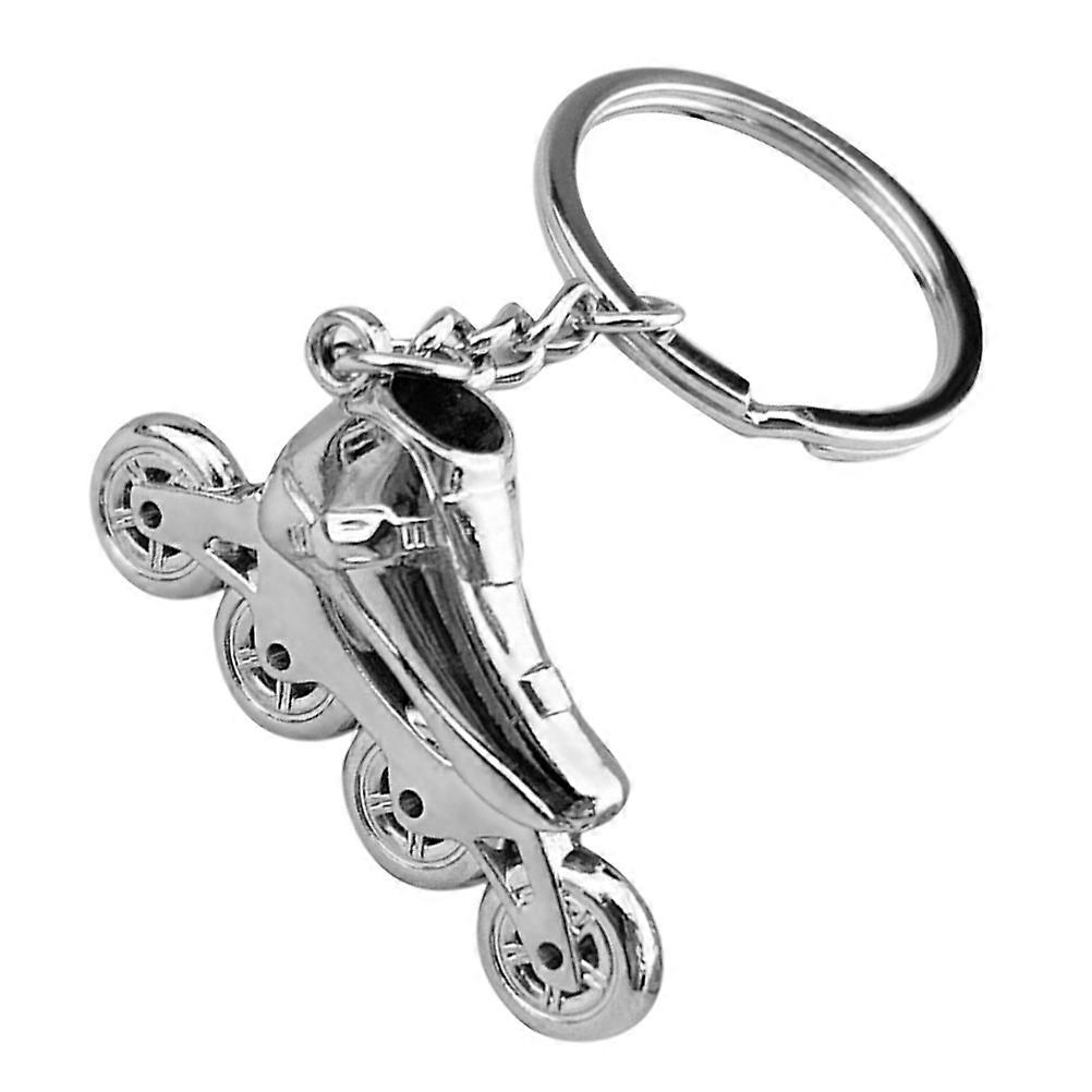 Creative Roller Skating Keychain Lightweight Key Ring Charm for Skating Lovers Unique Portable Design Perfect for Bags Keys Party Favors