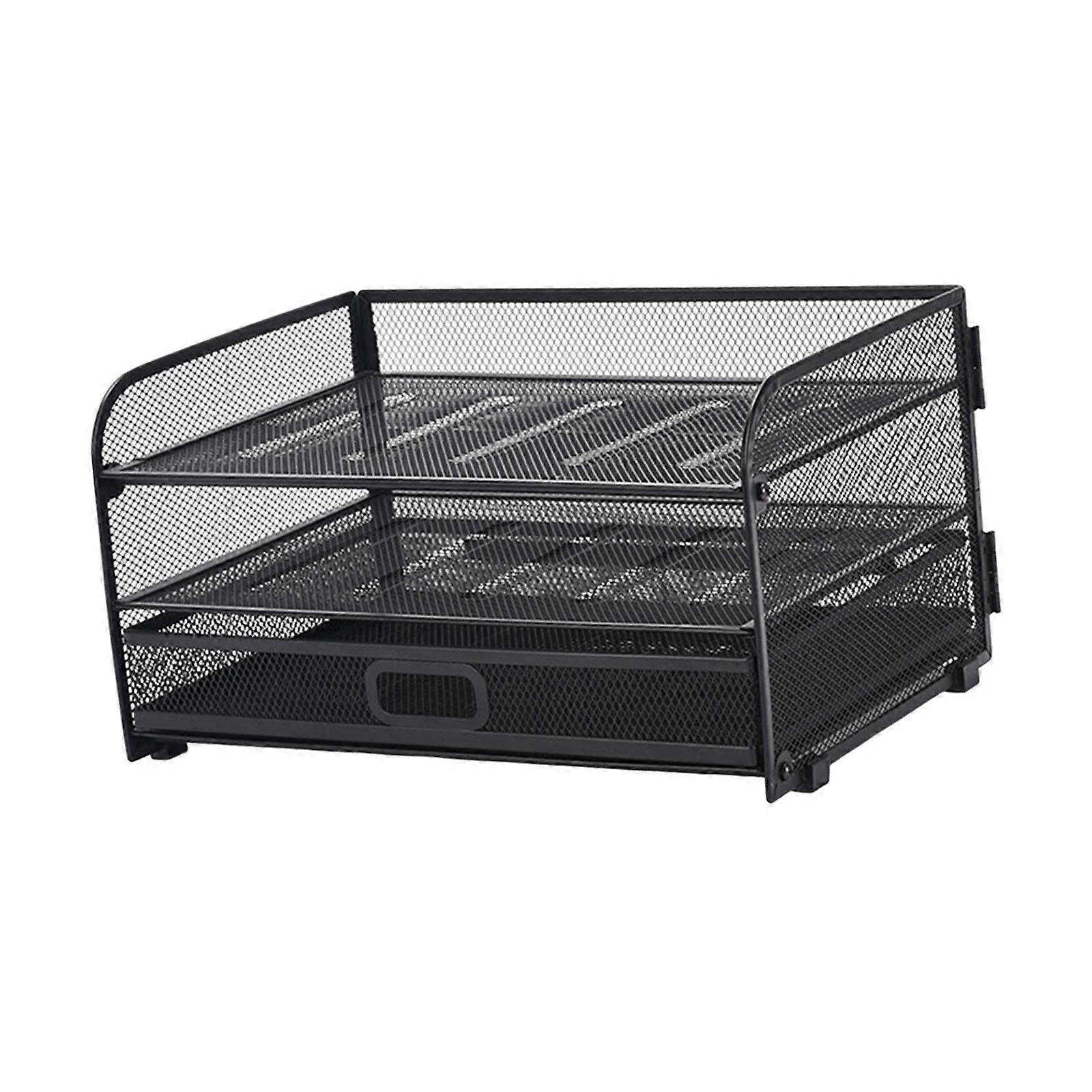 Desk Organizer File Holder Document File Tray Rack Multifunctional Durable