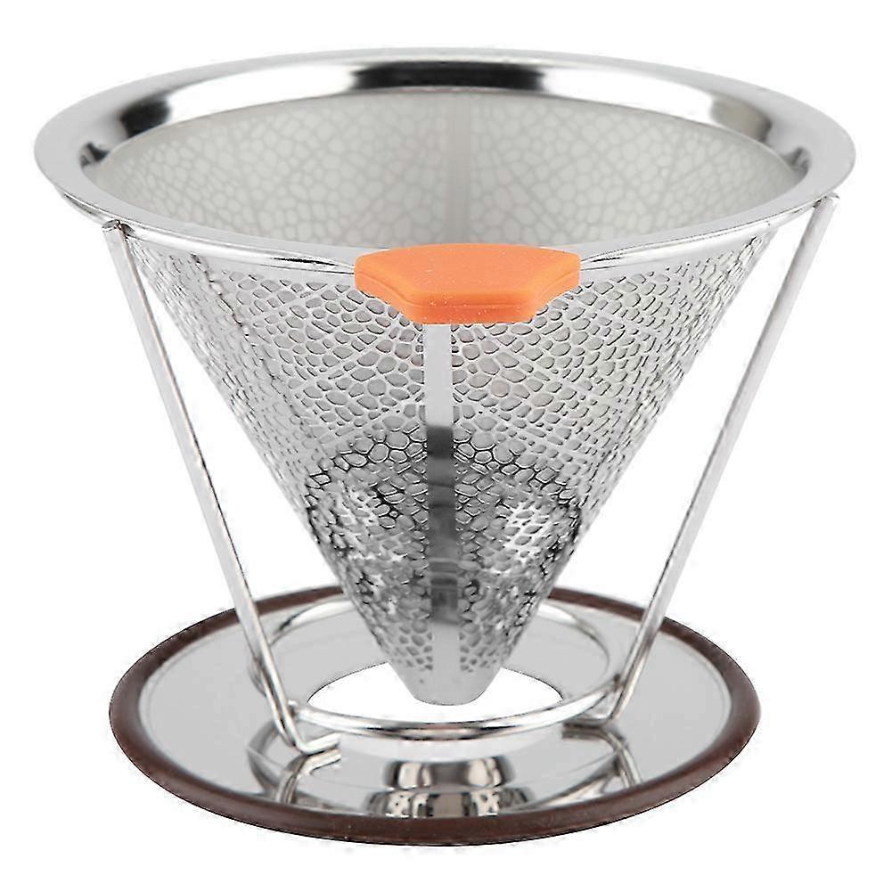 Reusable Slow Drip Coffee Filter for Single Serve Coffee Makers, Compatible with 125mm Models